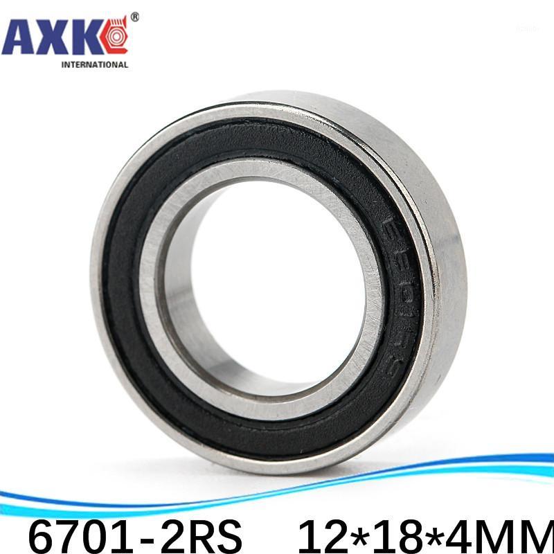 

10pcs free shipping The high quality of ultra-thin deep groove ball bearing 6701-2RS 12*18*4 mm1