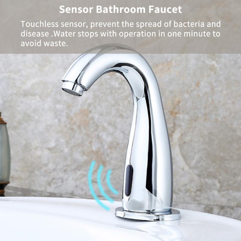 

Full Copper Automatic Single Cold Infrared Basin Intelligent Sensor Faucet