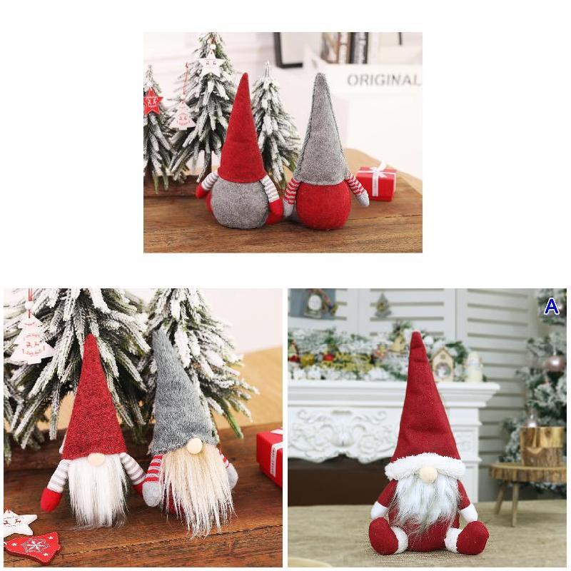 

Christmas Faceless Gnome Santa Xmas Tree Hanging Ornament Doll Toy Decor Christmas Gift AUG889