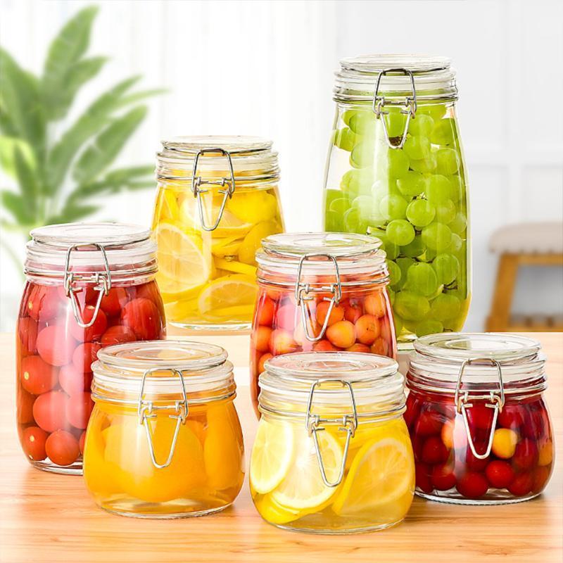 

Snack Storage Jar Creative Storage Containers Sealed Canisters for Dried Fruit1