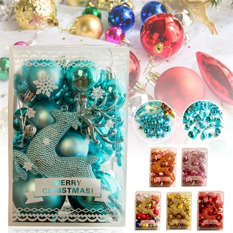 

30pcs/set Christmas Tree Decorations Festival Balls Bauble Xmas Party Hanging Ornaments Festival Decorations for New Year Gift1