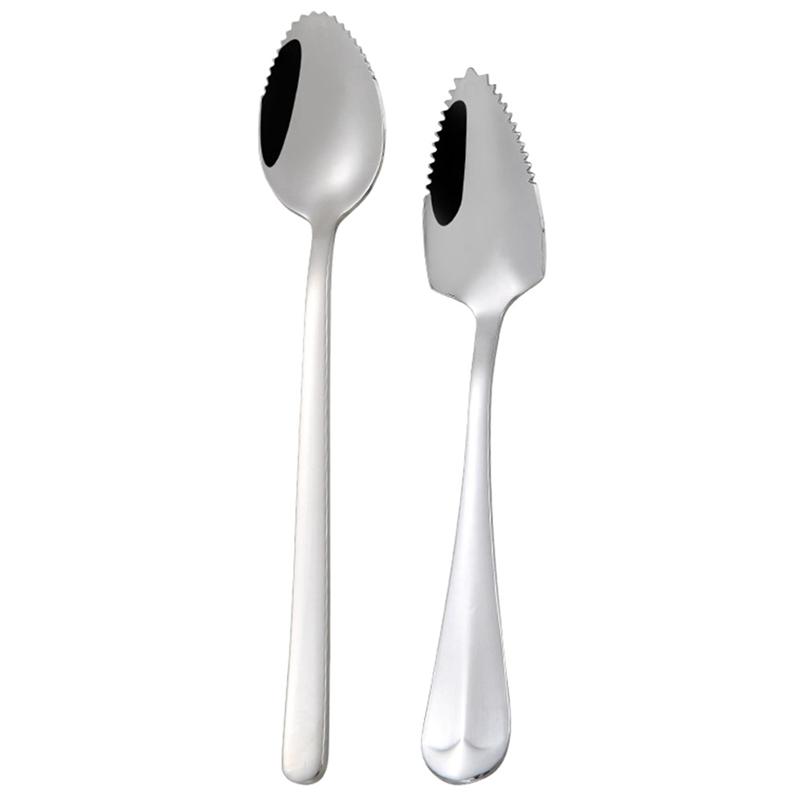 

1pcs Grapefruit Spoon Dessert Coffee Stirring Spoon Fruit Scrape Kitchen Gadgets Utensils Tools