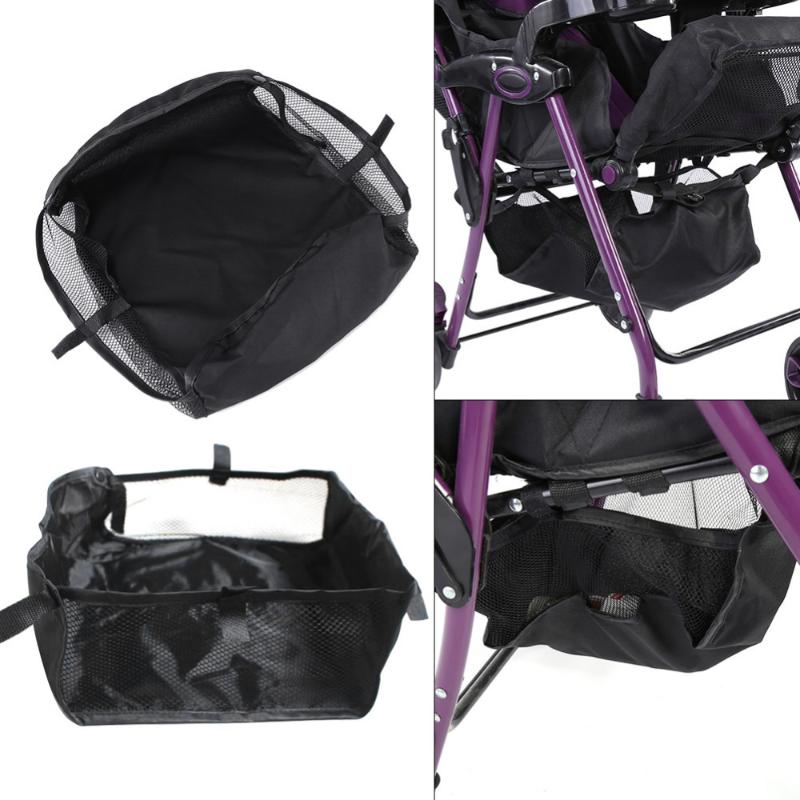 

Baby Pram Stroller Accessories Stroller Bottom Basket Nappy Wet Wipes Holder Bottle Drink Holder Baby Bag