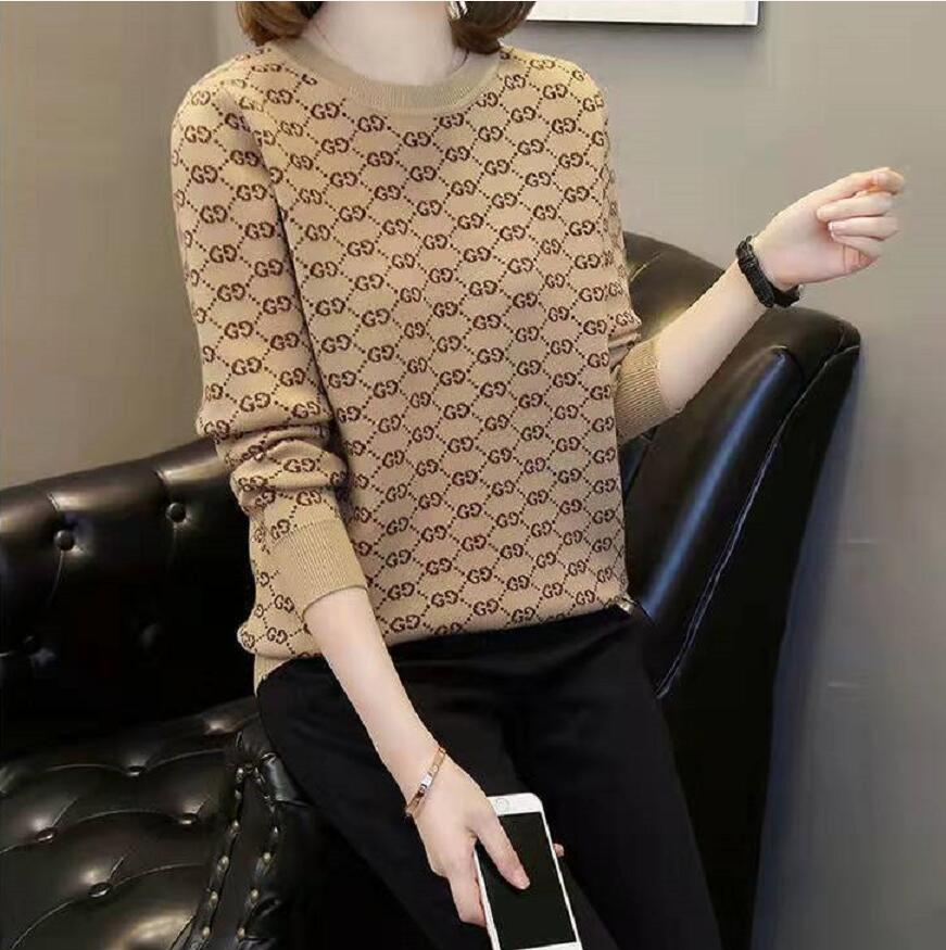 

2022GG Sweater Classic Retro Pattern Letter G High Neck tech fleece Sweater Winter Thickened Emale Pullover Jacquard Women Coat, Black