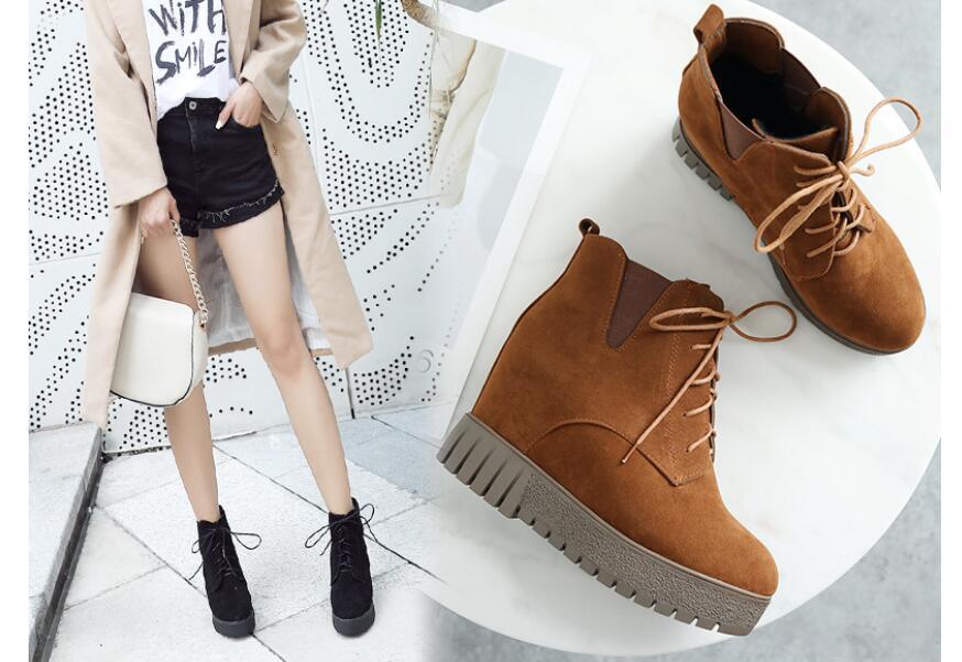 

New Ladies fashion sexy high-heeled elegant lace-up shose cancise pumps winter Soft and comfortable swedges women boots shoes, Beige