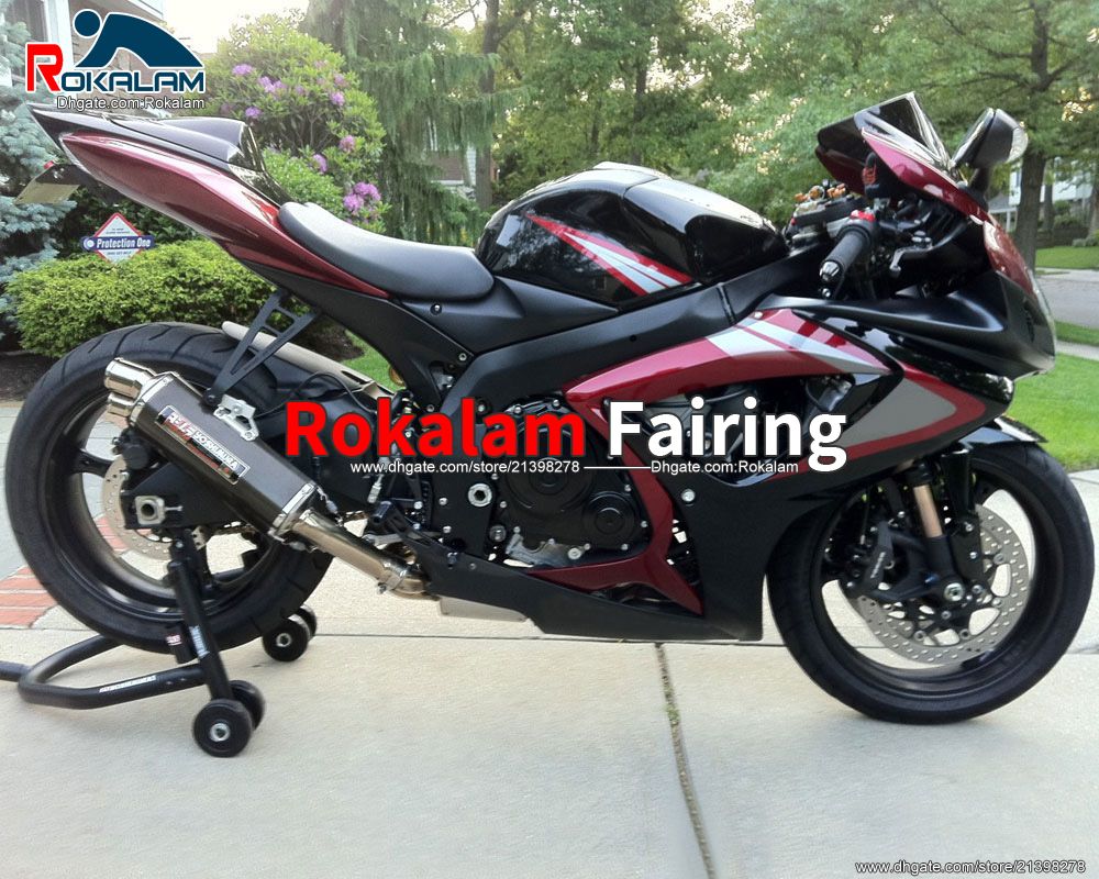 

Custom Motorbike Fairings For Suzuki 2007 Fairing Bodyworks Fairings GSX-R600 K6 2006 GSXR 600 2006 GSXR 750 (Injection Molding), Customize