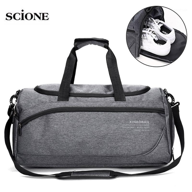 

Dry Wet Gym Fitness Bags Training Bag for Shoes Sports Shoulder Duffle Women Men Travel Handbag Gymtas Sac De Sporttas XA878WA1, Blue