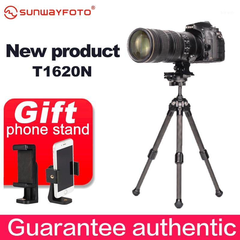 

SUNWAYFOTO T1620NLight Small Mini Carbon Fiber Dslr Camera Stand Professional Carbon Tripod For Phone Camera Accessories Video1