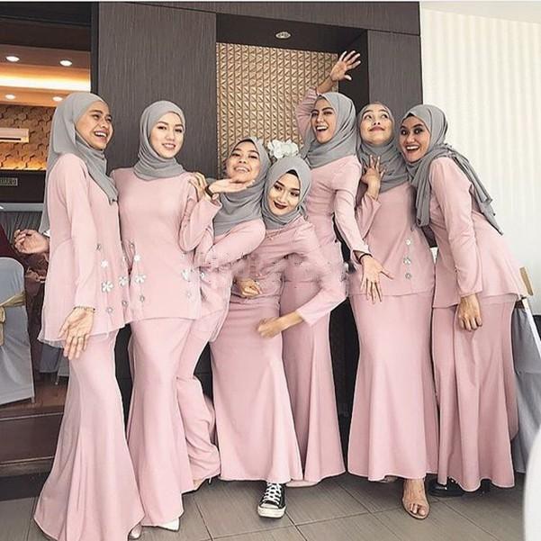 design dress bridesmaid muslimah