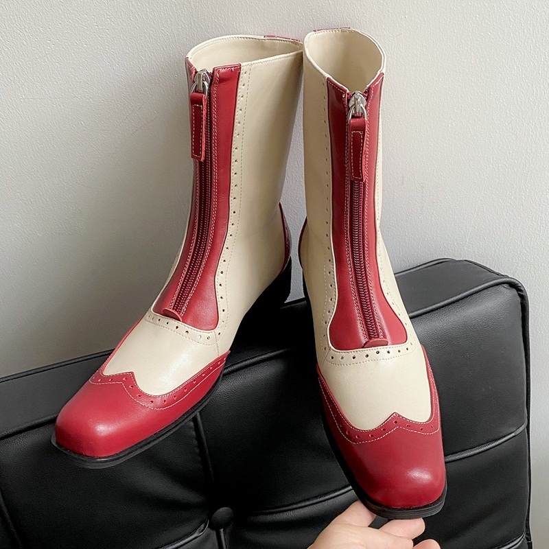 

2021 Women Winter Toe Shoes Foot Woman Riding Boots Size 34-40 E45j, Black