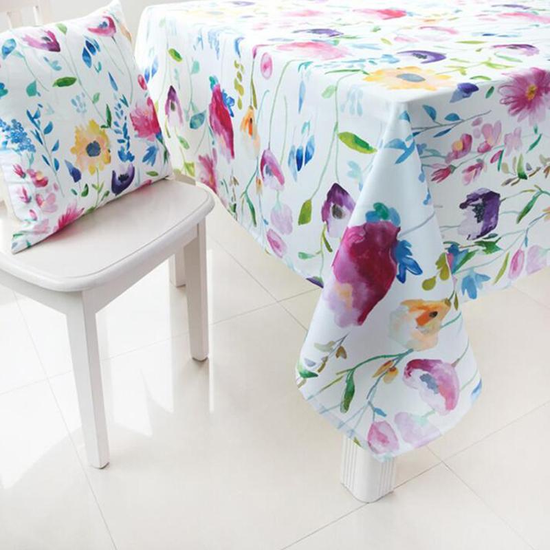 

Leaves Print Decorative Table Cloth Tropical Plant Rectangle Table Cloth Polyester Tablecloth For Restaurant High Quality, As picture