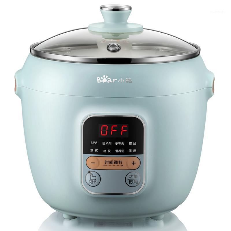 

220V Electric Stewing Pot Automatic Ceramic Household Slow Stewing Pot Porridge Maker 1L Multi Cooker EU/AU/UK/US Plug1