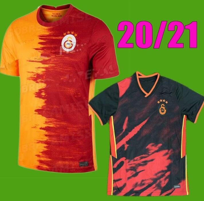 

20/21 Galatasaray Soccer Jerseys 2020 home GOMIS CIGERCI BELHANDA FERNANDO FEGHOULI SNEIJDE Oztekin Soccer Shirt Third away Football, Colour 1