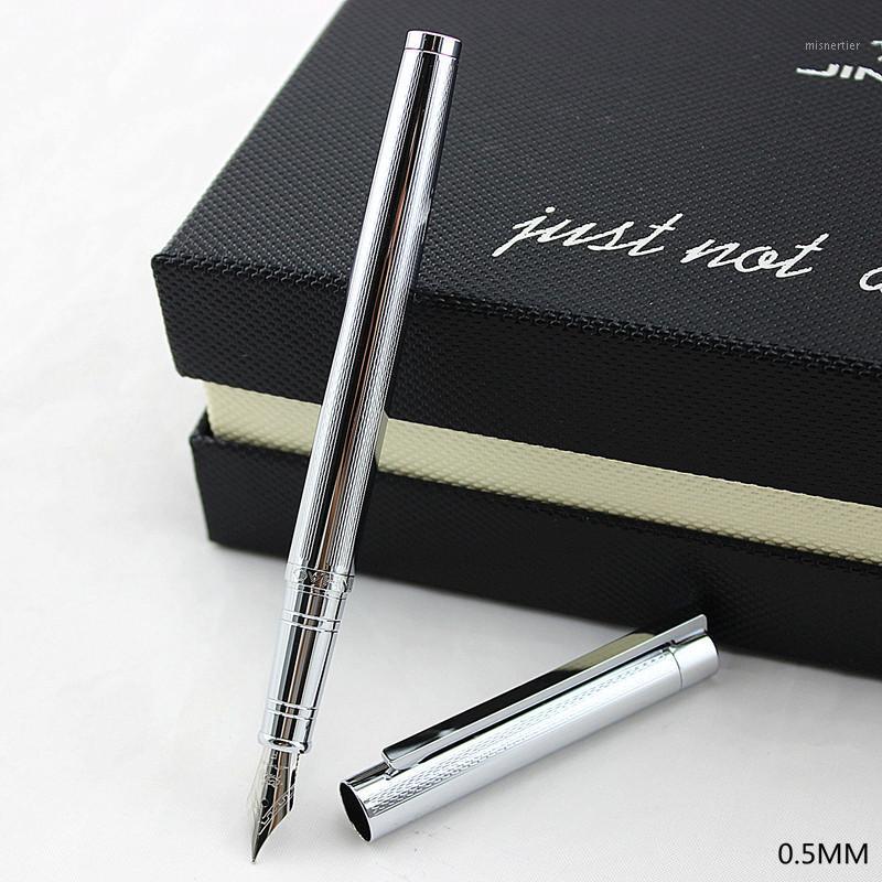 

Fountain pen 0.5 Nib or 0.38 mm Nib jinhao 126 standard pen office and school stationery Metal ink Free Shipping1, Red
