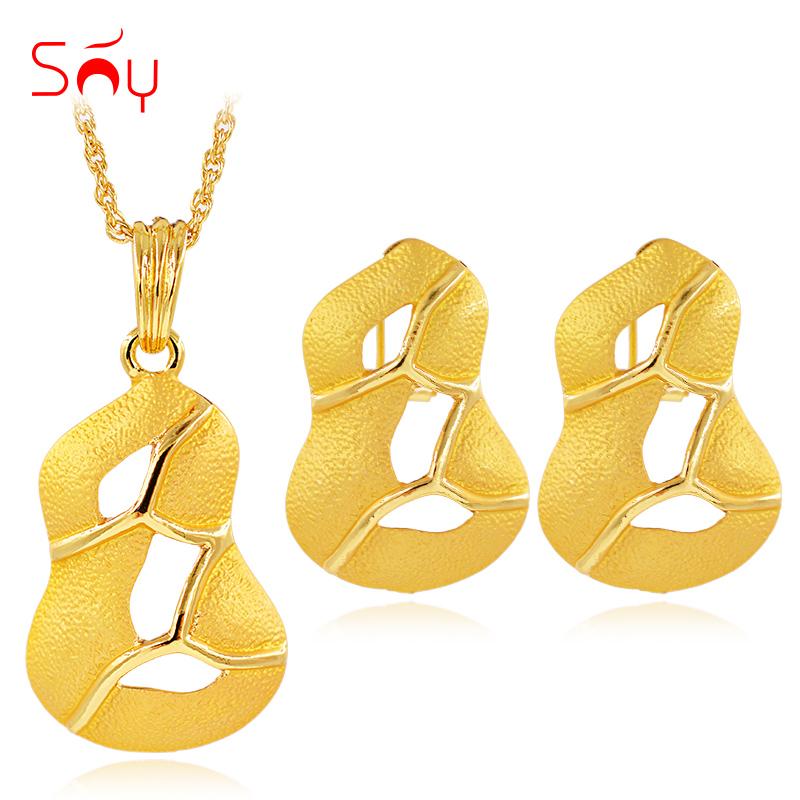 

Sunny Jewelry Unique Geometric Jewelry Sets For Women Necklace Earrings Pendant For Party Anniversary Gifts Fashion Sets, As pic