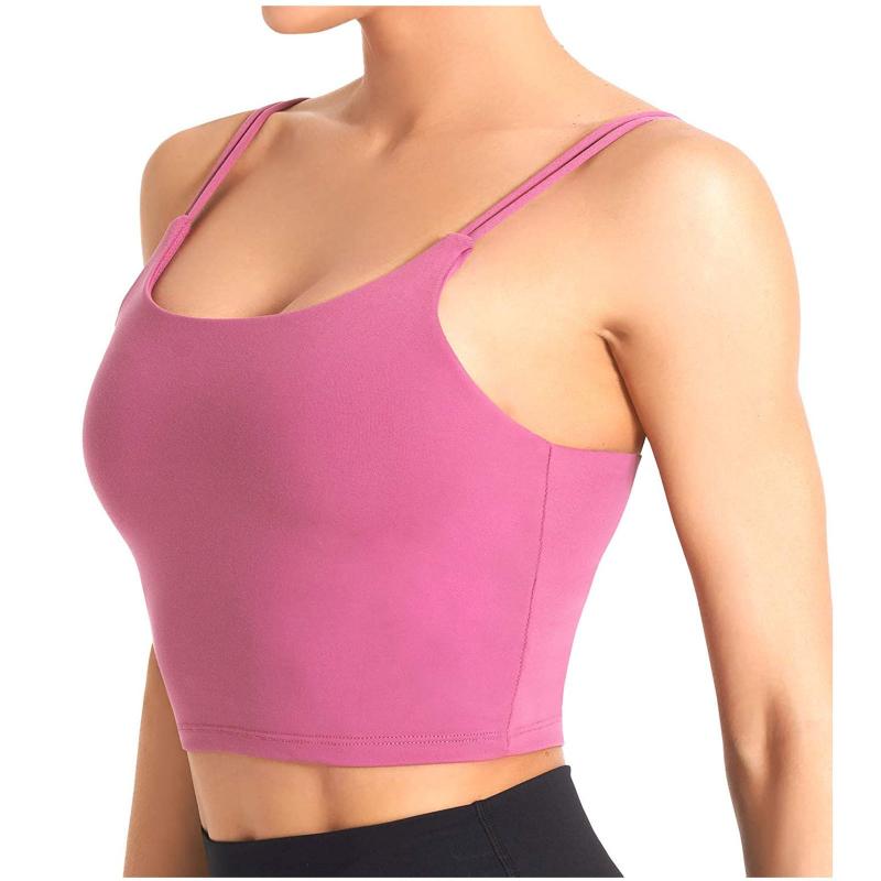 

Women Vest Fashion Sleeveless Casual Ladies Sling Movement Short Tank Tops Fashion Sleeveless Casual Vest Sports Short, Bk