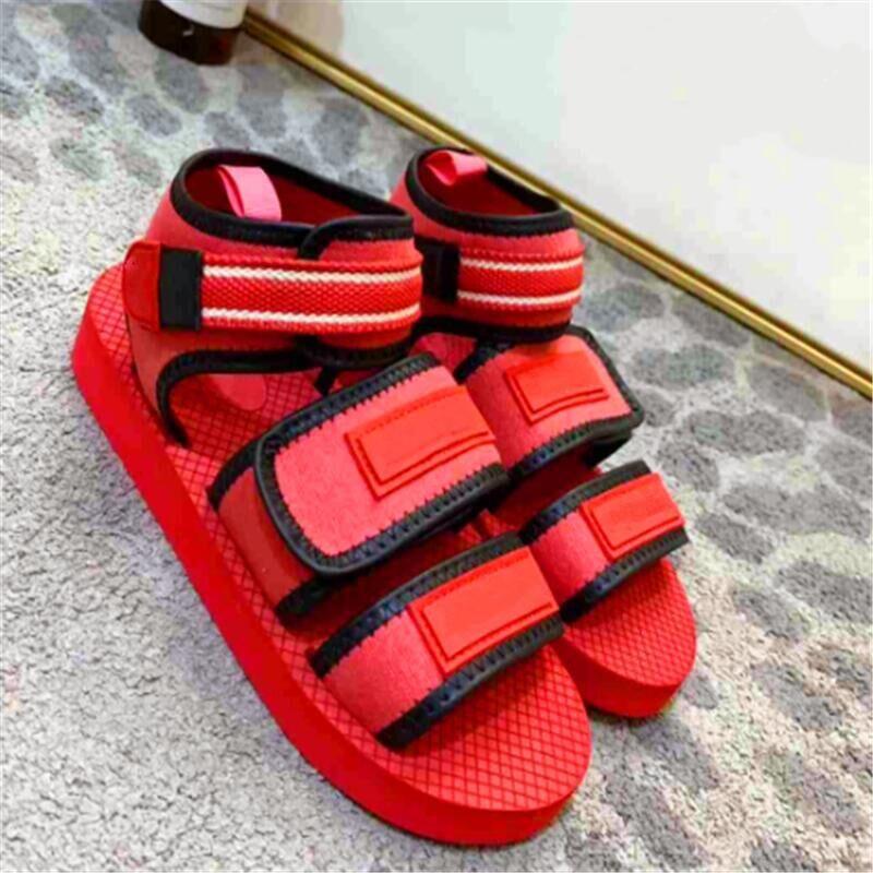 

Sandals With Stickers Sandals Broadband Beach Slippers Fashion Simple Bottom High-top Women's Shoes Mixed Color 2021 Hot, As show