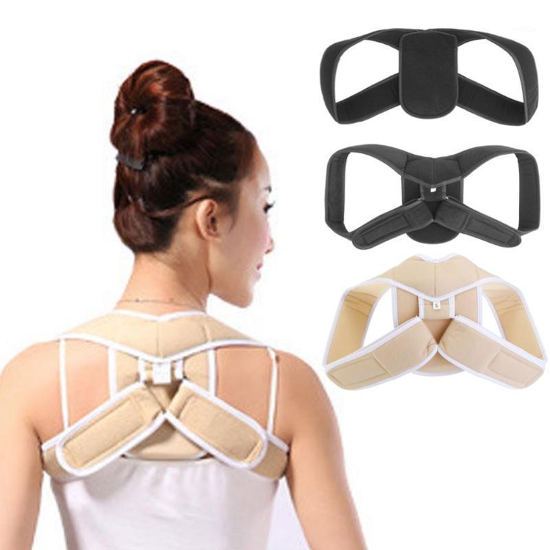 

1PC Adjustable Adult Back Corset Support Belt Posture Corrector Orthotics Brace Belt Upper Back Posture Correction1, Black