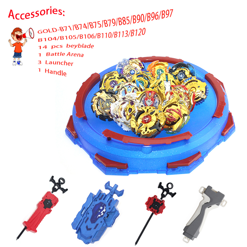 Grip Kids Gift Gold Beyblade Burst Starter Bayblade Evolution Top w/ Launcher Grip Kids Gift Gold Beyblade Burst Starter Bayblade Evolution Top w/ Launcher