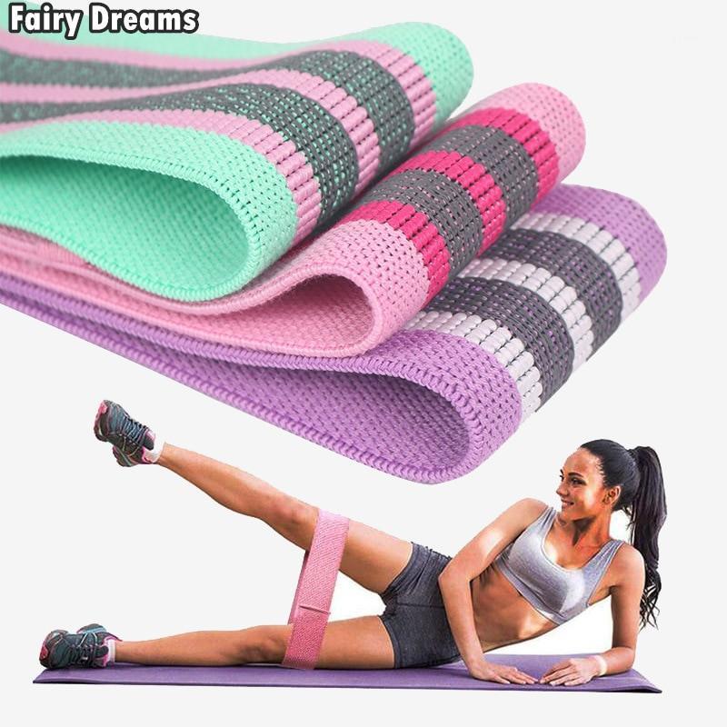 

Gym Fitness Equipment Resistance Band Circle Ring Elastic Tension Belt Set1, Red