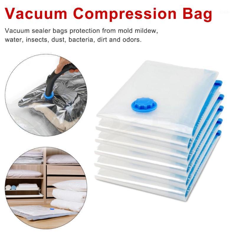 

Vacuum Bag Storage Bag Home Organizer Transparent Border Foldable Clothes Organizer Saving Space1