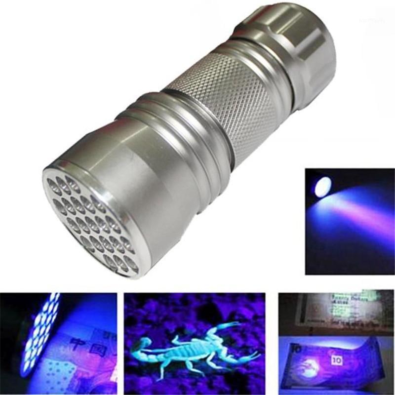 

2020 bike light UV Ultra Violet 21 LED light Mini Blacklight Aluminum Torch Lamp NEW September71