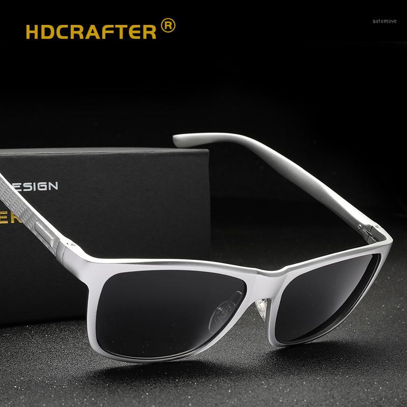 

HDCRAFTER Square Sunglasses Men Polarized Aluminium Vintage Eyeglasses Man Brand Designer Shades 2020 Lunette Soleil Homme UV4001