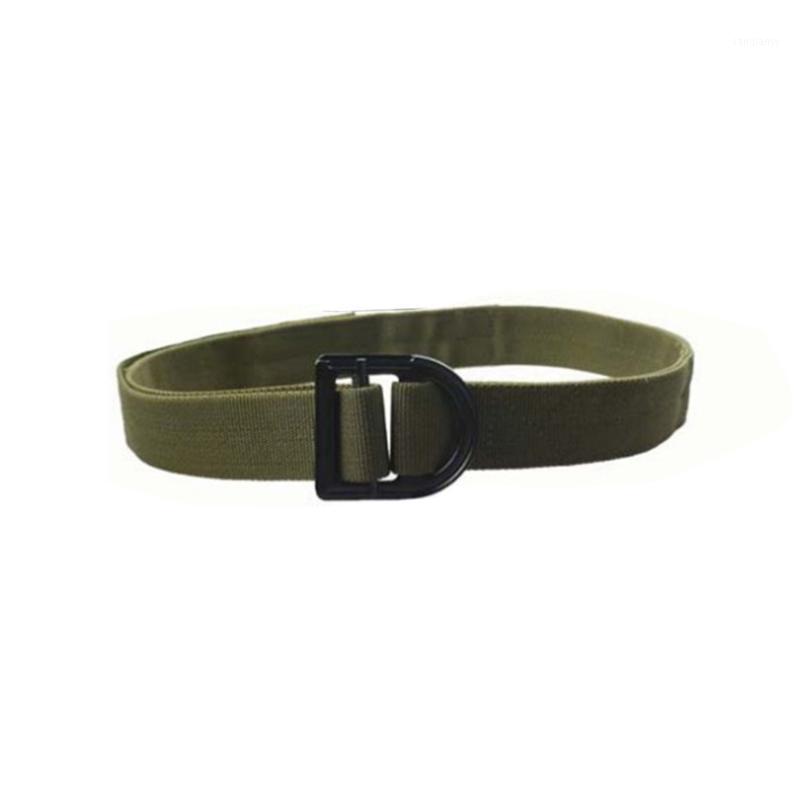 

1pc Men's Outdoor Belt Utility Buckle Belt Durable Nylon Casual (Green)1, Khaki