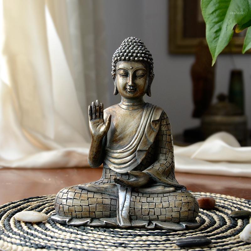 

Buddha statues Thailand Buddha statue sculpture home decor office desk ornament vintage gift figurine Hindu siting1