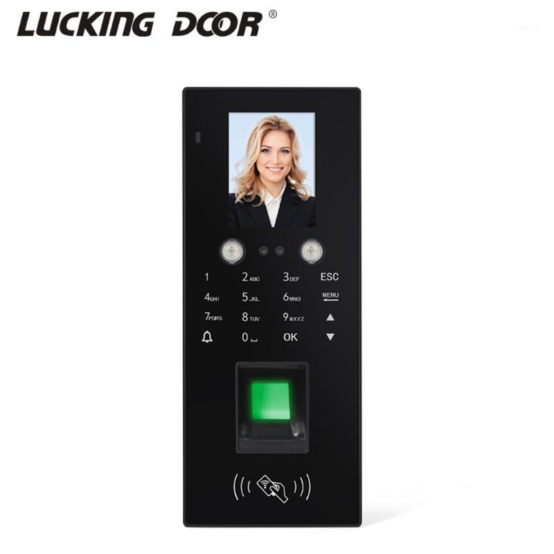 

Facial Recognition Time Attendance System Access Control 125KHZ RFID Face Fingerprint Password Attendance Access Control Machine1