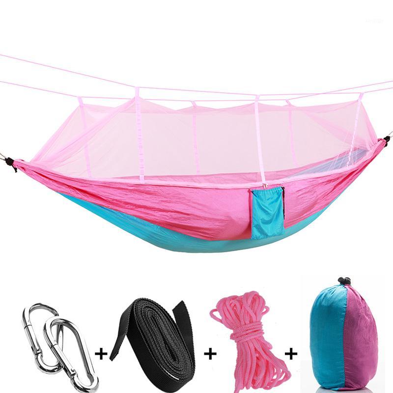 

Outdoor Mosquito Nets Parachute Hammock Tent Portable Camping Hammock Chair Camping Outdoor Tent1