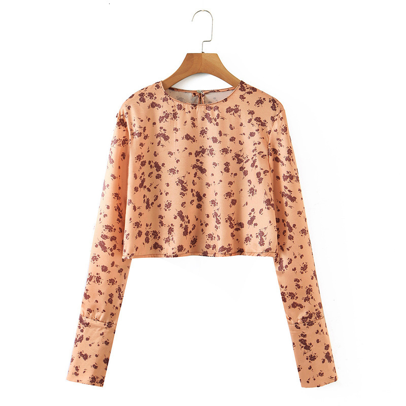 

2021 New Fall xl 3350 Europe and the United States Women's Printed Sets Round Neck Long Sleeve Shirt 1o2h, See chart