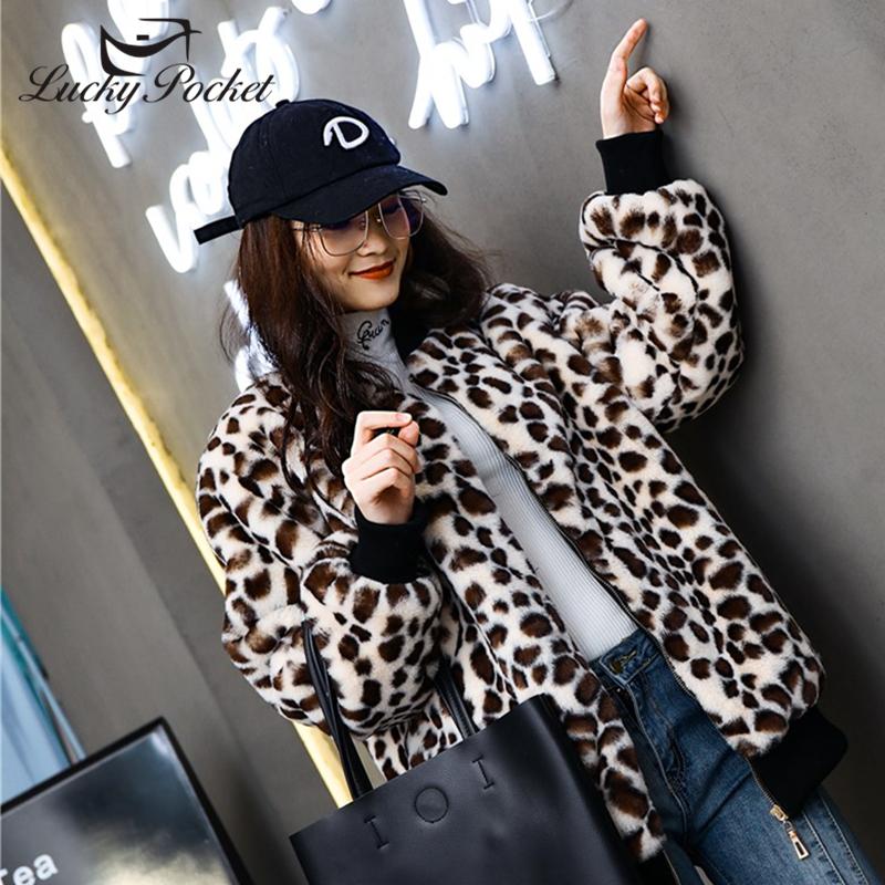 

Women Winter New Casual Loose Short Leopard Print Jacket Fur Coat Ladies Fashion Keep Warm Plus Size Zipper Plush Coat ZY80, White