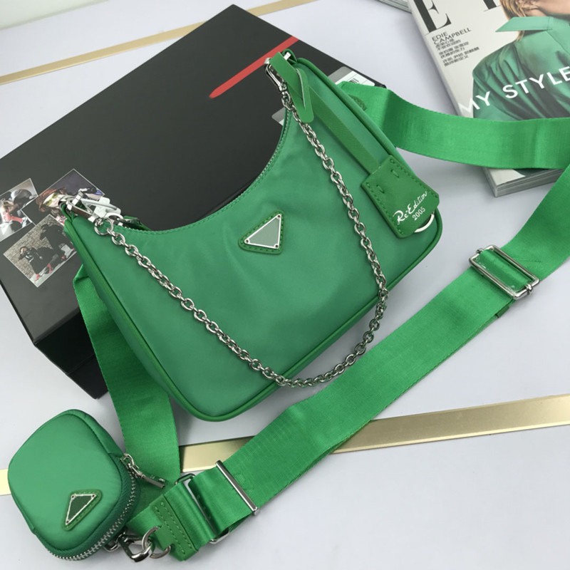 

With Box 2000 2005 Re Edition Nylon bags women luxurys men designer lady Womens Mens CrossBody Tote Hobo Shoulder Purse Handbag Bag Wallet B
