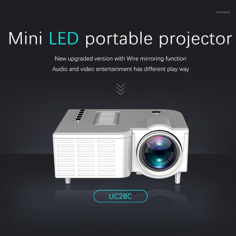 

UNIC UC28CB mini Portable projector Home Theater USB Audio proyectores Christmas Gift LED 320*180 Outdoor proyector Media player1