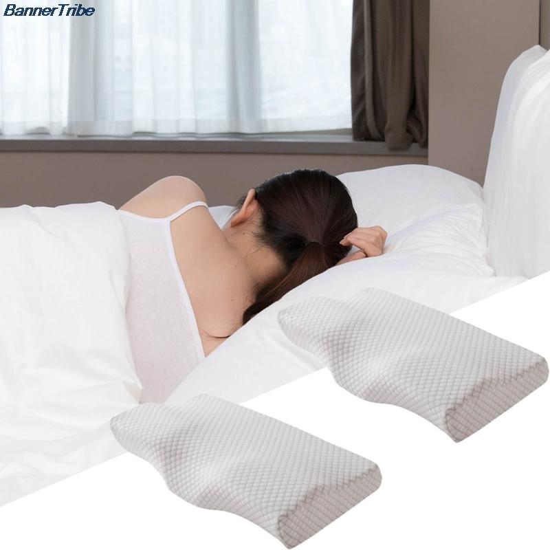 

Memory Foam Bedding Pillow Neck protection Slow Rebound Memory Foam Butterfly Shaped Pillow Health Cervical Neck size in 50*30CM
