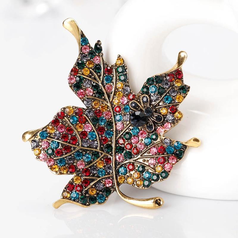 

Pins, Brooches Vintage Exquisite Colorful Full Crystal Brooch Rhinestone Badge Collar Dress Scarf Corsage Party Jewelry