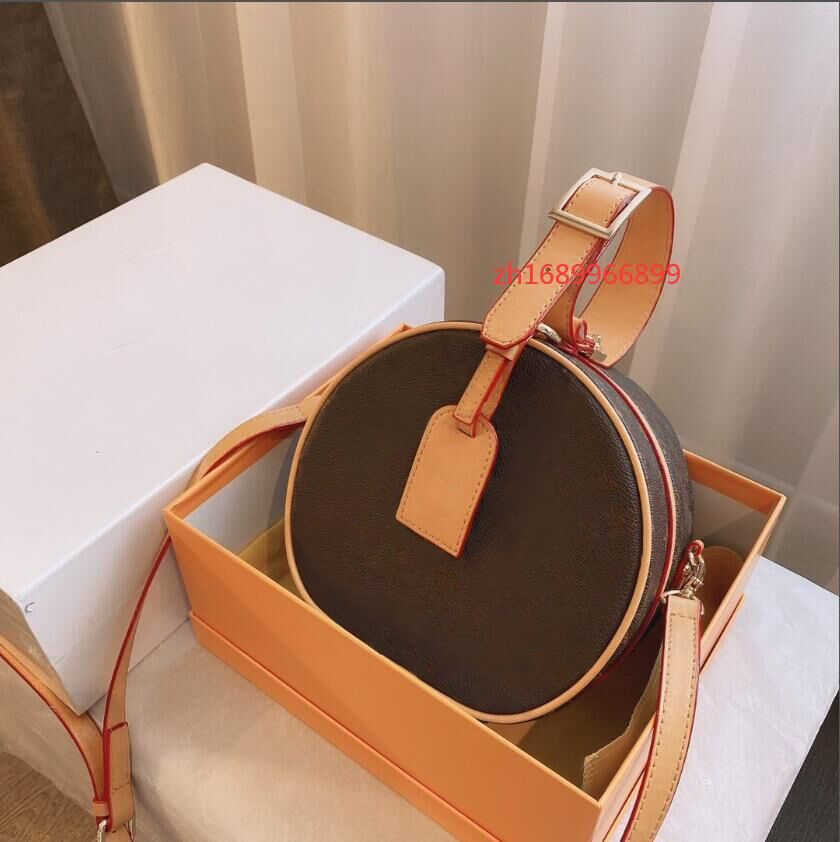

Round cake bag small, practical, simple women's carry-on bag, new fashion wide shoulder bag, size 20*10*18CM