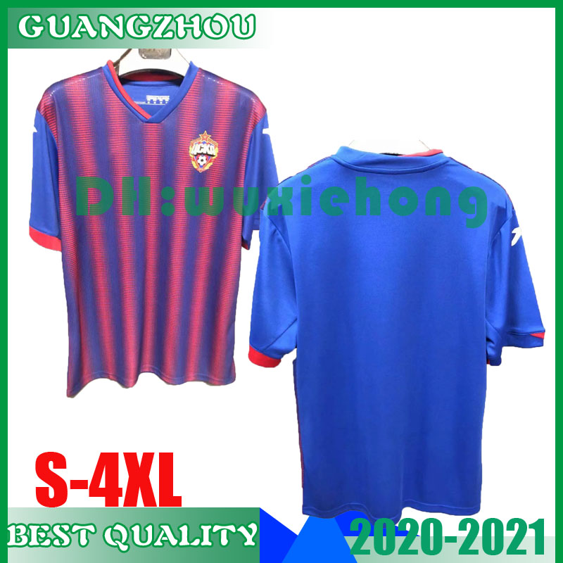 

PFC CSKA Moscow soccer jersey 2020 2021 Home Nikola Vlasic Akinfeev Kuchaev Dzagoev Chalov Chidera Ejuke Men Football shirts Uniform S-4XL, Black