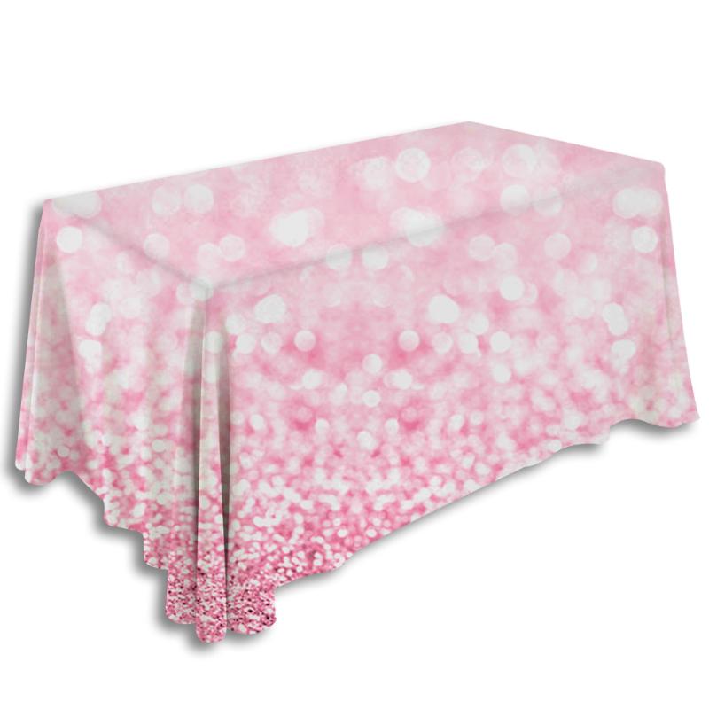 

Blye Tie Dye Bokeh Confetti Pattern Table Cloth wedding decoration party decoration table cover, Xgy213