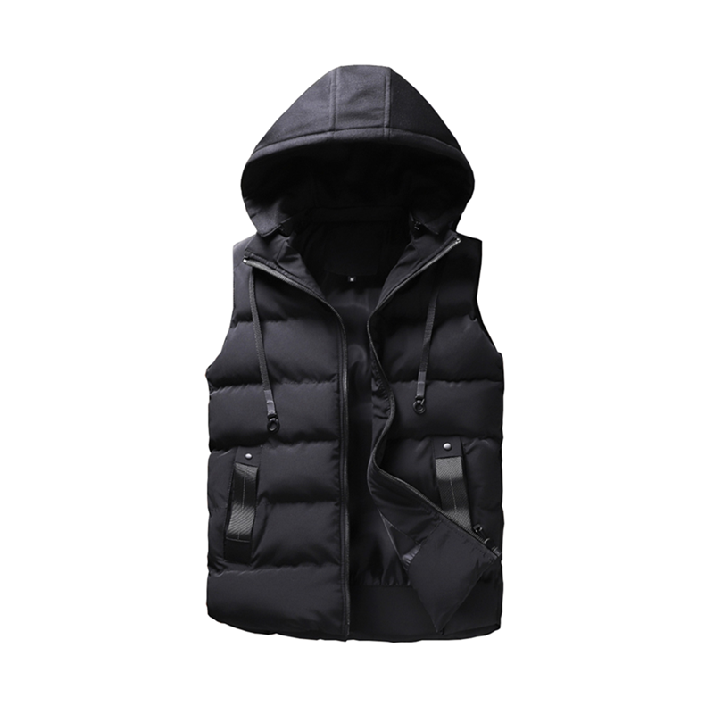 

2020 new winter trend thickened short cotton clothing version of the trend armored winter cotton wool belt cap, Black