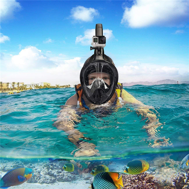 2020 Snorkel Scuba Mask Full Fa Anti Fog Underwater With
