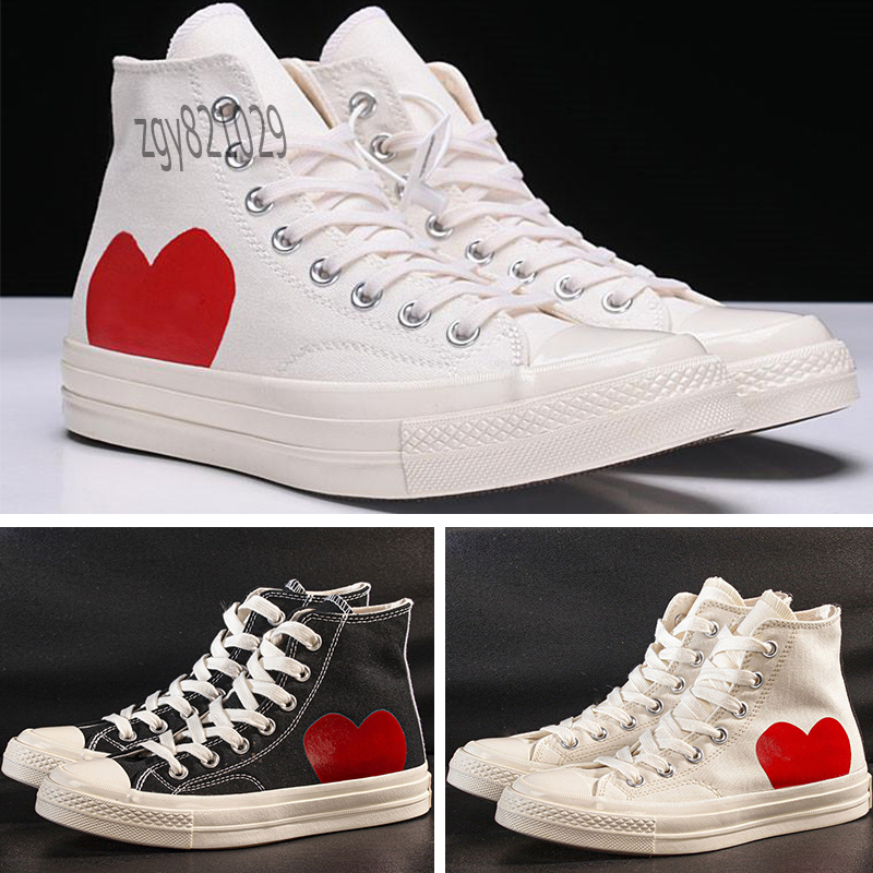 

2022 classic casual men womens canvas shoes Sneaker Big eyes red heart shape platform Jointly zgy02, Color 2