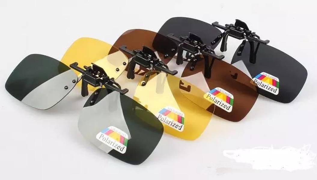 

Hot Fashion Clip-on Flip-up Lens Polarized Day Night Vision Sunglasses Driving Glasses S,M,L 2021