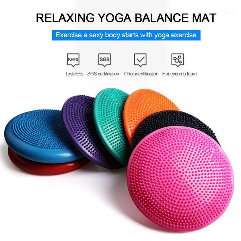

Yoga Mat Cushion Anti-slip massage Fitness mat Yoga for Exercise Pilates Indoor sports1, Red