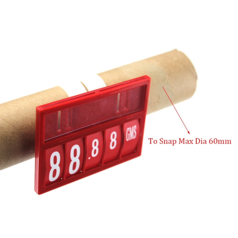 Supermarket info Display Sign Board for Pole Shelf mounting Label Griper-image-755184399