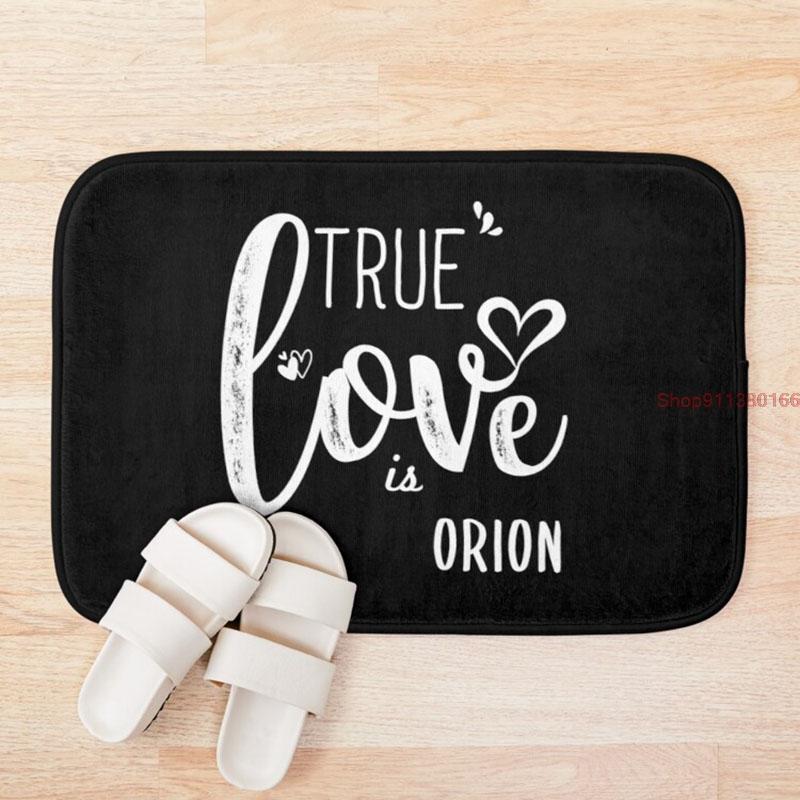 

Mat Orion Name True Love Orion Valentine s Day Gift Bathroom Bath Mat Set Mirrofiber Cartoon Bath Rug Set