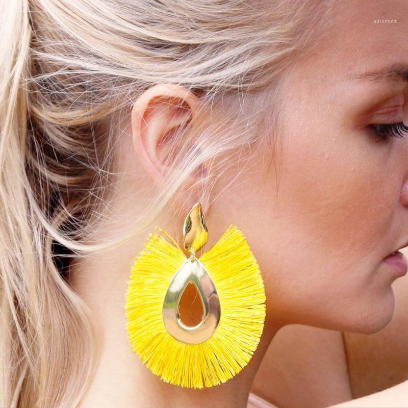 

2020 NEW Tassel Earrings for Women Big Fringe Earings Fashion Jewelry Holiday Female Summer Style Bohemian Hanging Drop Earrings1