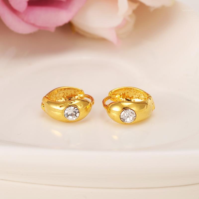 

Bangrui Luxury Lovely Kid Baby Little Girls Hot sell Fashion Good Clear Crystal Stainless steel Earrings for Girl1