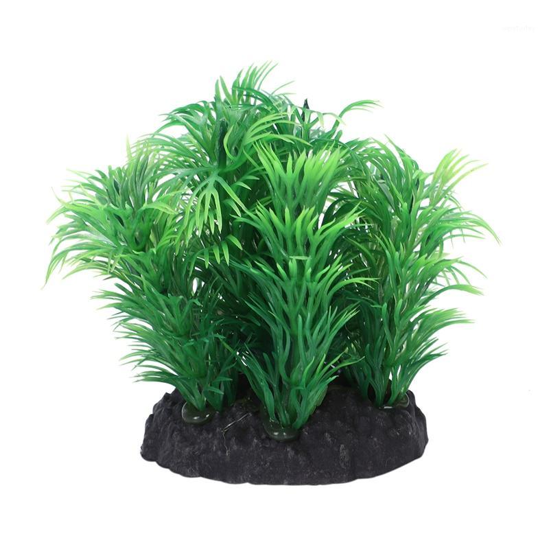 

Aquarium Artificial Plastic Grass Aquatic Plant Aquarium Plant Green 8cm1